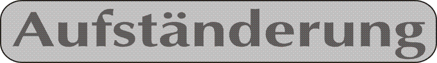Aufständerung