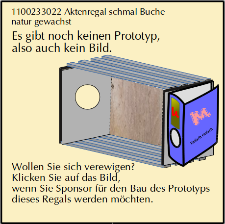 Aktenregal schmal Buche natur gewachst