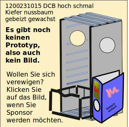 DCH hoch schmal Kiefer unbehandelt