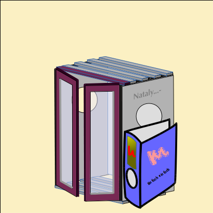 Vitrine niedrig medium